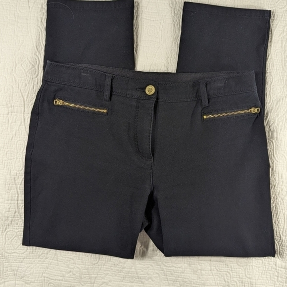 Chico's So Slimming Stretch Ankle/Cropped‎ Pant Black Size 0.5 (Sm 6) - Picture 4 of 15